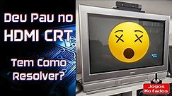 Conversor Sensacional HDMI pra Vídeo Componente na TV CRT HD