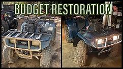 Budget Rebuild, Restoration, and Ride Yamaha 350 ATV