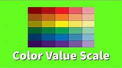 Color Mixing Part 2: Color Value Scale