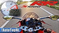 BMW S1000RR Akrapovic | TOP SPEED on AUTOBAHN [NO SPEED LIMIT] by AutoTopNL