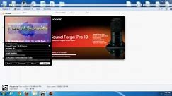 Sony Sound Forge Pro 10 Crack - Full Sound Forge Pro 10 Crack Activation May 2013 Latest Working