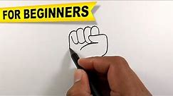How to draw hands for beginners anime | Simple Drawings