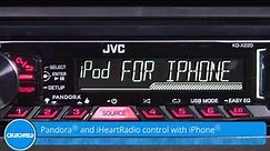 JVC KD-X220 Display and Controls Demo | Crutchfield Video