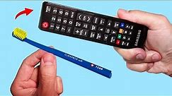 Take a Common Toothbrush and Fix All Remote Controls in Your Home! How to Repair TV Remote Control!
