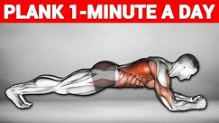 What Will Happen To Your Core If You Plank Every Day For 1 Minute | Abs Workout