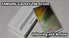Samsung Galaxy Tab A7 lite Unboxing and Review👍
