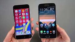 Samsung Galaxy S6 vs iPhone 6: Comparison