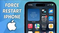 How to Force Restart iPhone! (2024) - Quick and Easy Guide!