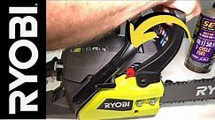 Ryobi 18 Inch Chainsaw Unboxing, Setup & Review