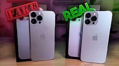 FAKE vs Real iPhone 13 Pro Max Falso (1TB) Como identificar el FAKE