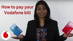 How to pay your bill through My Vodafone App