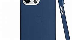 totallee Thin iPhone 14 Pro Case, Thinnest Cover Ultra Slim Minimal - for Apple iPhone 14 Pro (2022) (Navy Blue)