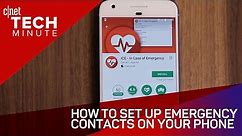 How to set up emergency contacts on your phone (Tech Minute)