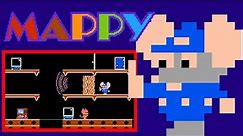 Mappy (FC · Famicom) video game port | 57-round session 🎮
