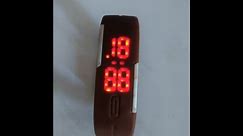 How to set time in LED watch