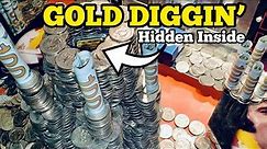 GOLD DIGGING Inside The High Limit Coin Pusher Jackpot WON MONEY ASMR