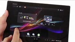 Sony Xperia Tablet Z hands-on