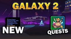 Galaxy 2 NEW WORLD ALL QUESTS Season Pass and More in Anime Champion Simulator