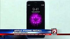 Apple iPhone recall for blurry pictures