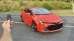 2023 Toyota Corolla XSE Hatchback: Start Up, Test Drive, Walkaround, POV and Review