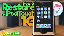 How to restore an iPod Touch 1st Gen in 2020 (iTunes Error 1 & 5 solution)