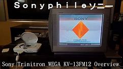 Sony 13" Trinitron WEGA KV-13FM12 Overview