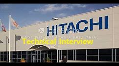 Hitachi Technical Interview