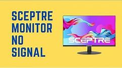 How to fix the Sceptre monitor no signal (Guaranteed Fix)