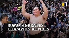 Sumo’s greatest-ever champion Hakuho brings curtain down on record-breaking career