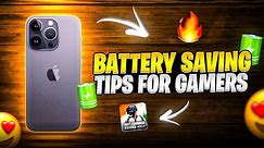 Best Battery Saving Tips for iPhone | iOS 17 Battery saving tips for Gamers