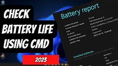 How To Check Battery Health Of Any Laptop Without Using Software [EASY]