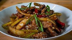 Hunan Beef | Scharfes asiatisches Rindfleisch Rezept