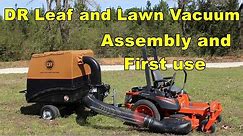 DR Leaf and Lawn Vacuum - Assembly and first use.