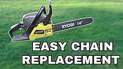 Easiest Way to Replace Ryobi Chainsaw Chain