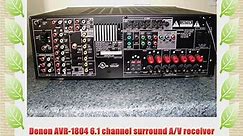 Denon AVR-1804 6.1 channel surround A/V receiver