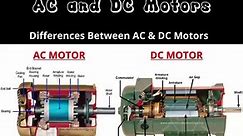 Differences between AC and DC Motors #RME #registeredmasterelectrician #masterelectrician #technician #tutorial #idea #ACmotor #DCmotor #electrical
