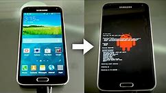 Rooting a Samsung Galaxy S5 like it's 2015!