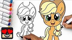 How To Draw Applejack | My Little Pony