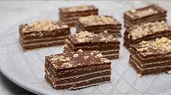 Rozen kocke sa lešnicima - Chocolate hazelnut cake - Bebina kuhinja - Domaći video recept