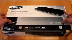 Samsung Blu-ray player BD-D5100 unboxing