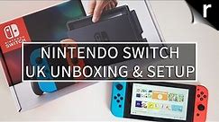 Nintendo Switch Unboxing and Setup (UK model)