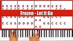 Let It Go Frozen Piano Tutorial Lesson Instrumental