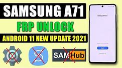 SAMSUNG A71 FRP BYPASS ANDROID 11 | A71 FRP UNLOCK ANDROID 11 U5 2021