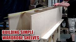 Installing Simple MDF Dressing Room Shelving & Clothes Rails