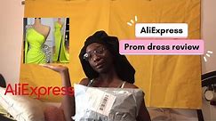 AliExpress prom dress review | Yellow prom dress 🤔