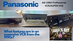 Panasonic AG-1980 - SuperVHS Commercial VCR - Review