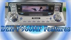 Pioneer Premier DEH-P960MP Features - Audio, Visualizers, Functions