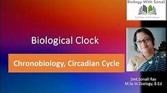 Biological Clock || Chronobiology || SSB ODISHA Lecturer #ssbodisha #zoology #biologicalclock