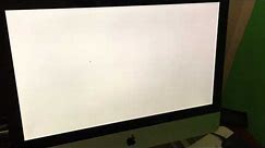 White Screen of Death on iMac after Yosemite update