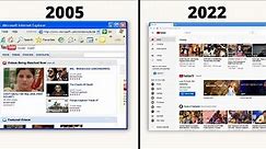 Evolution of YouTube | 2005 - 2022 (timeline history of YouTube)